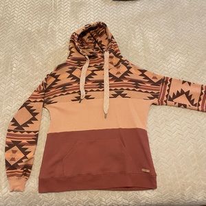 BKE aztec western style hoodie, size xs though it’s supposed to be oversized
